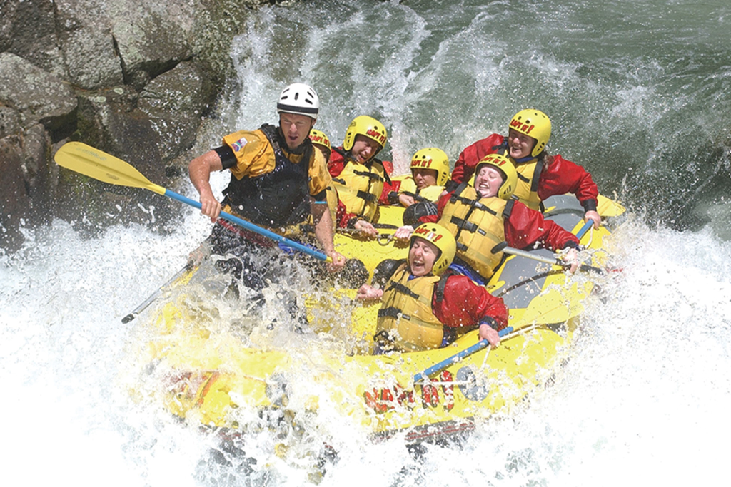 The best time to raft in New Zealand on the Wairoa river
