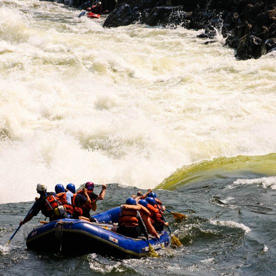 best places in the world for rafting zambesi